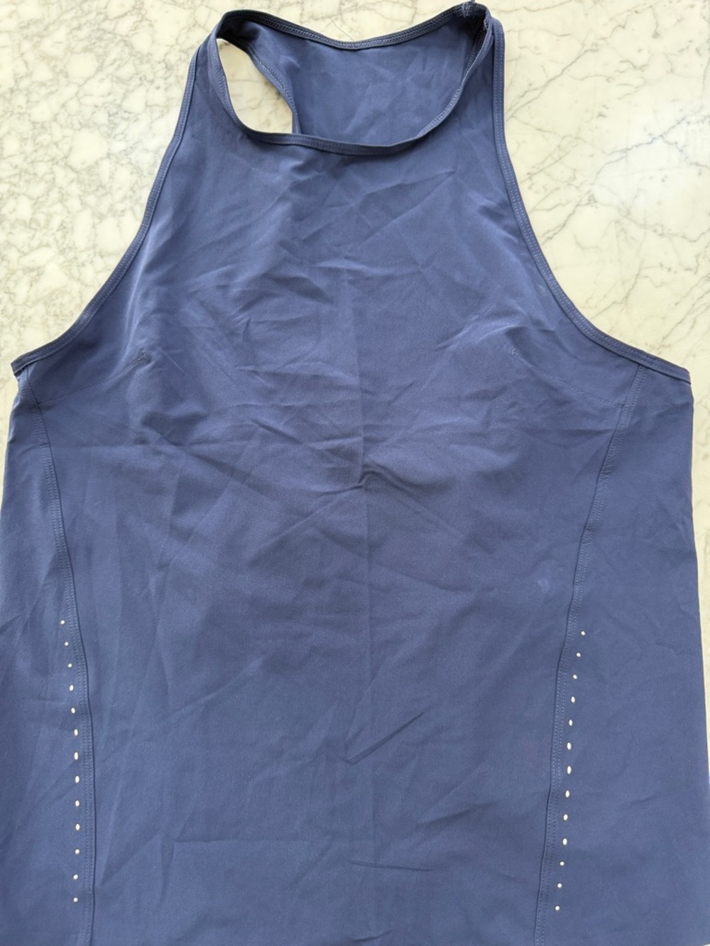 lululemon athletica navy blue racerback workout tank